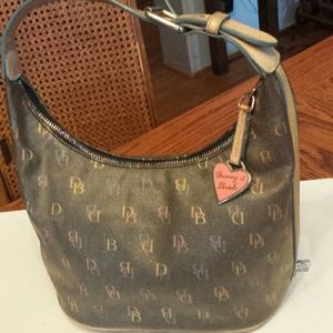 Dooney & Bourke bucket style coated canvas WOW!
